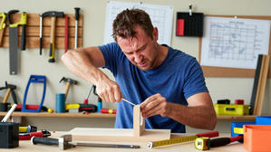 Man working with tools